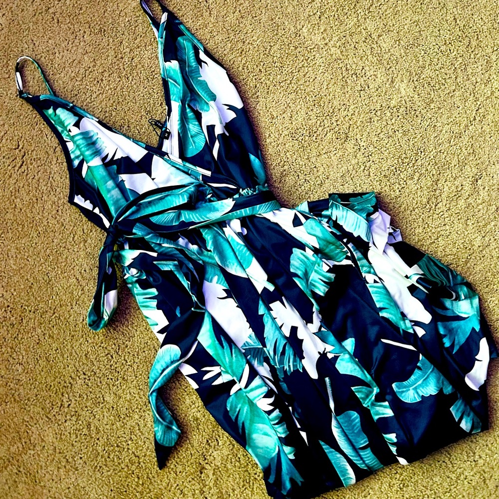 Tropical maxi dress